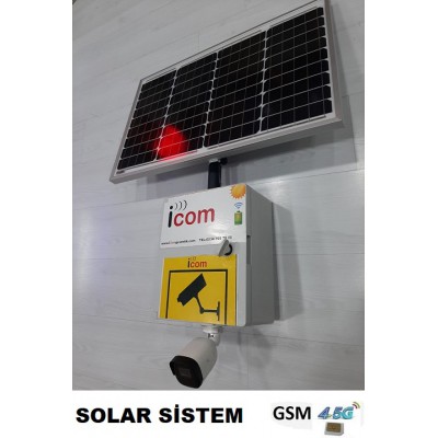 YS-24 Güneş Enerjili Solar Kamera Sistemi 4G Gsm