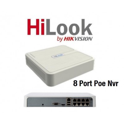 Hilook NVR-108-B/8P 8 Kanal 8 Port PoE NVR Kayıt Cihazı