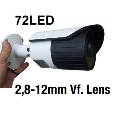 AS-77 72 Led 2mp FullHD  2,8-12mm Vf Lens Ahd Kamera