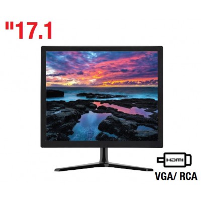 17.1 inc LED CCTV Monitör Vga / HDMI / Rca