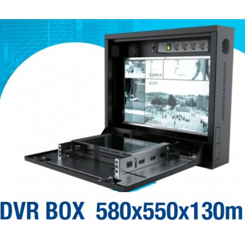 19 inc 580X550mm DVR KABİNET Siyah Renk