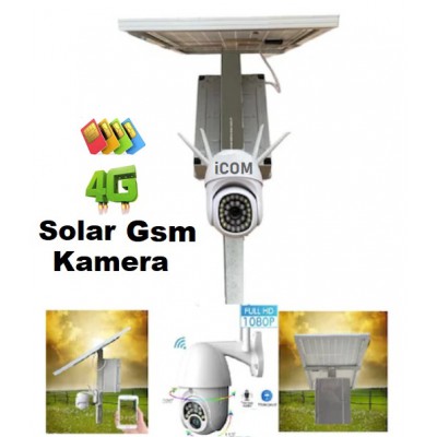 Ys-25 Solar Güvenlik Kamerası Sistemi 4G Gsm 