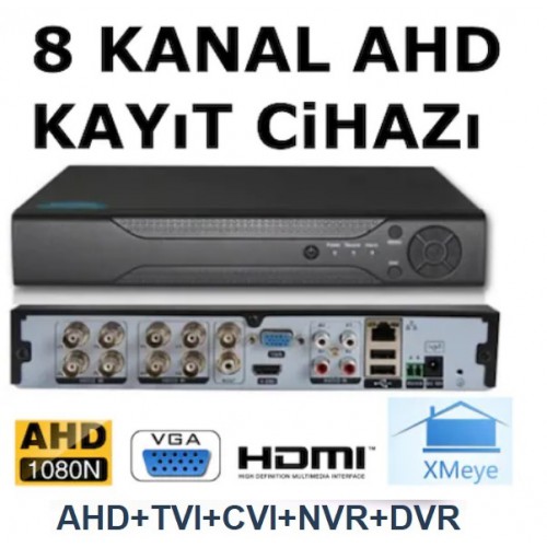 CV-58 8 Kanal AHD h265 Kayıt Cihazı -XMEYE