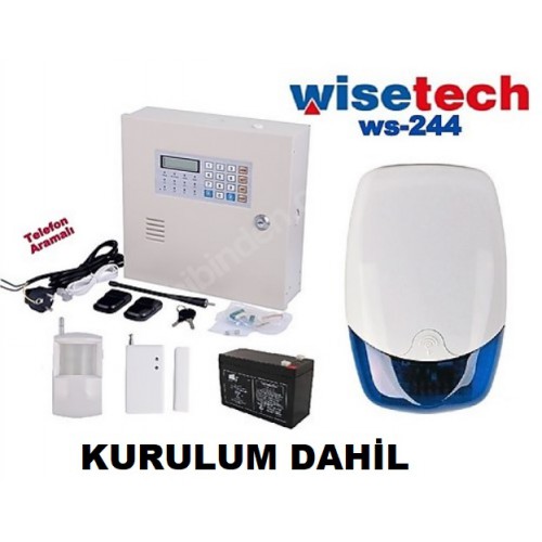 KABLOSUZ HIRSIZ ALARM SİSTEMİ KURULUM DAHİL 