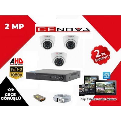 C-03 Cenova 2MP 3 Kameralı Sistem