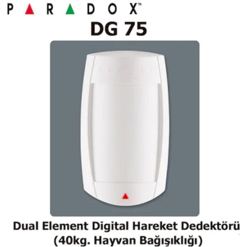 Paradox DG75 Dual Element Digital Hareket Dedektörü