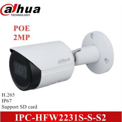 DAHUA IPC-HFW2231S-S-0360B-S2 2MP WDR Starlight IR Bullet IP Kamera