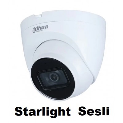 Dahua IPC-HDW2431T-AS-0280B-S2 4MP IP Dome Sesli