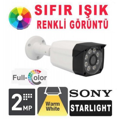 IC-97 2MP Starlight Ahd Güvenlik Kamerası Gece Renkli