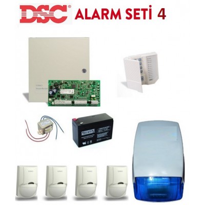 DSC Alarm Sistemi 2 Yıl Garantili Set4