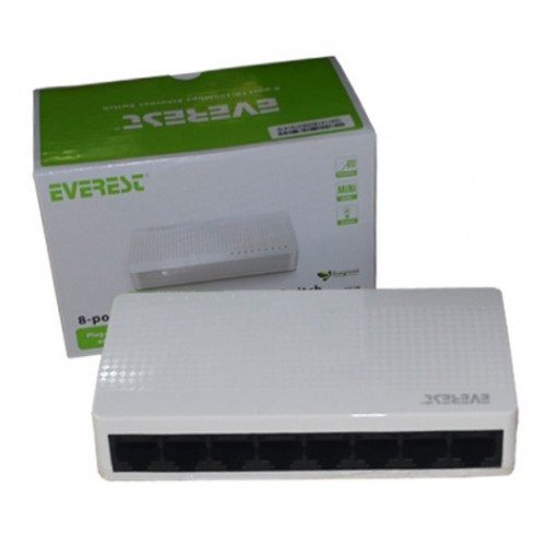 Everest ESW08B 8 Port 10/100 Mbps Switch hub