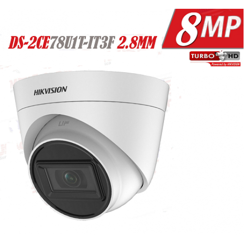 Hikvision DS-2CE78U8T-IT3 8Mp Dome Kamera