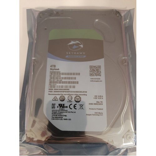 Seagate 4TB SkyHawk 5900Rpm 64MB Cache Sata 3.0 Harddisk