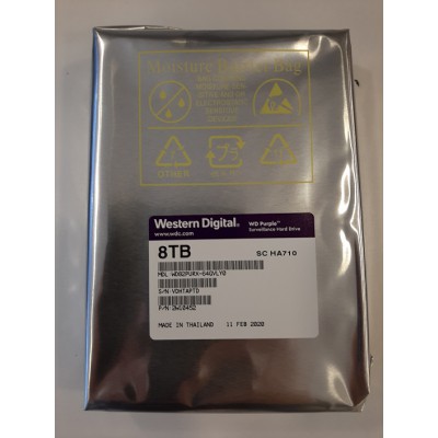 WD Purple 8TB 3.5" SATA III Güvenlik Hard Diski