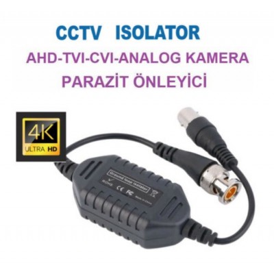 Kamera Parazit Önleyici ( İzalatör ) AHD-TVI-CVI-ANALOG