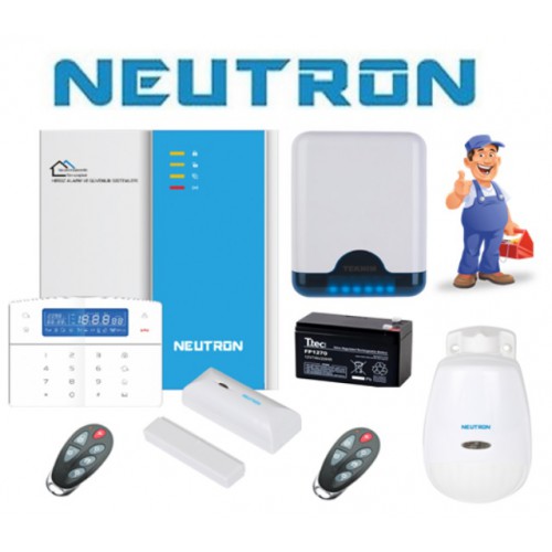 Neutron NTA-GNA8540 Gsmli Kablosuz Akıllı Alarm Seti 