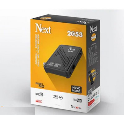 Next 2053 H.265 HEVC MPEG4 HD Uydu Alıcısı İnternet Tv