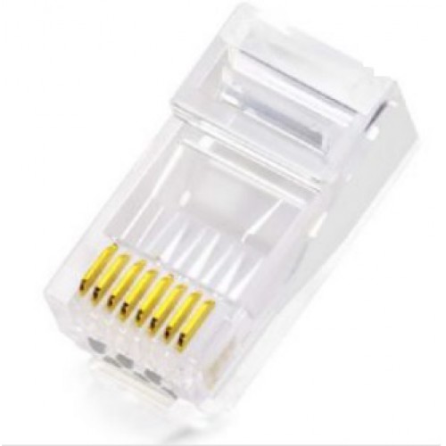  RJ45 PLUG CAT6 JACK KONNEKTÖR 100 Adet