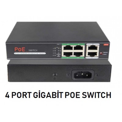 S04P 4 Port Poe Switch 10 100 1000