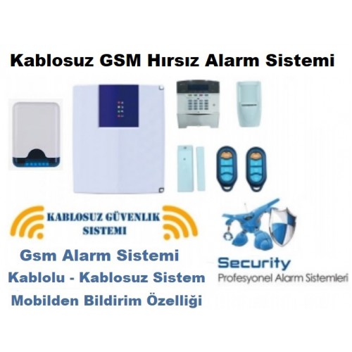 ICM-540 Gsmli Kablosuz Akıllı Hırsız Alarm Sistemi