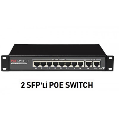 SFP02  8 Port Poe Switch 2 Sfp