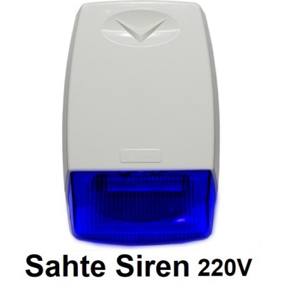 Sahte Siren Yürüyen Ledli Siren 220V