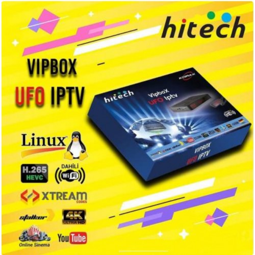 Korax Hitech Vipbox Ufo Ip Tv Destekli Uydu Alıcısı
